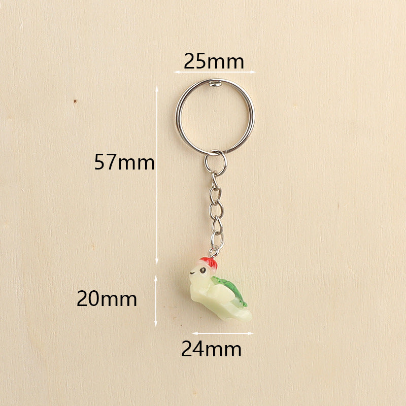 Wholesale  Mini Yellow Duck Keychain Turtle Keychain