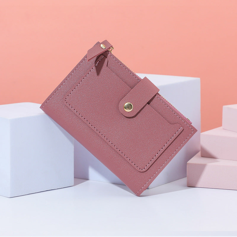 Wholesale Trendy Black PU Zip Card Holder Wallet With Multiple Slots And Coin Pocket For Women Everyday Accessory And Gift