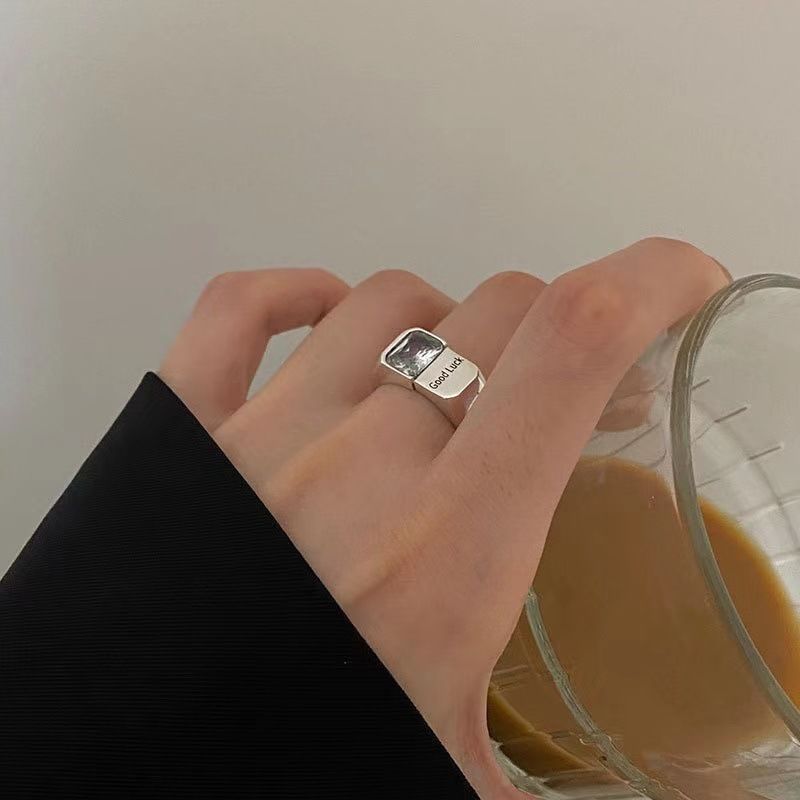 Wholesale s925 Sterling Silver  Opening Lucky Zircon Ring