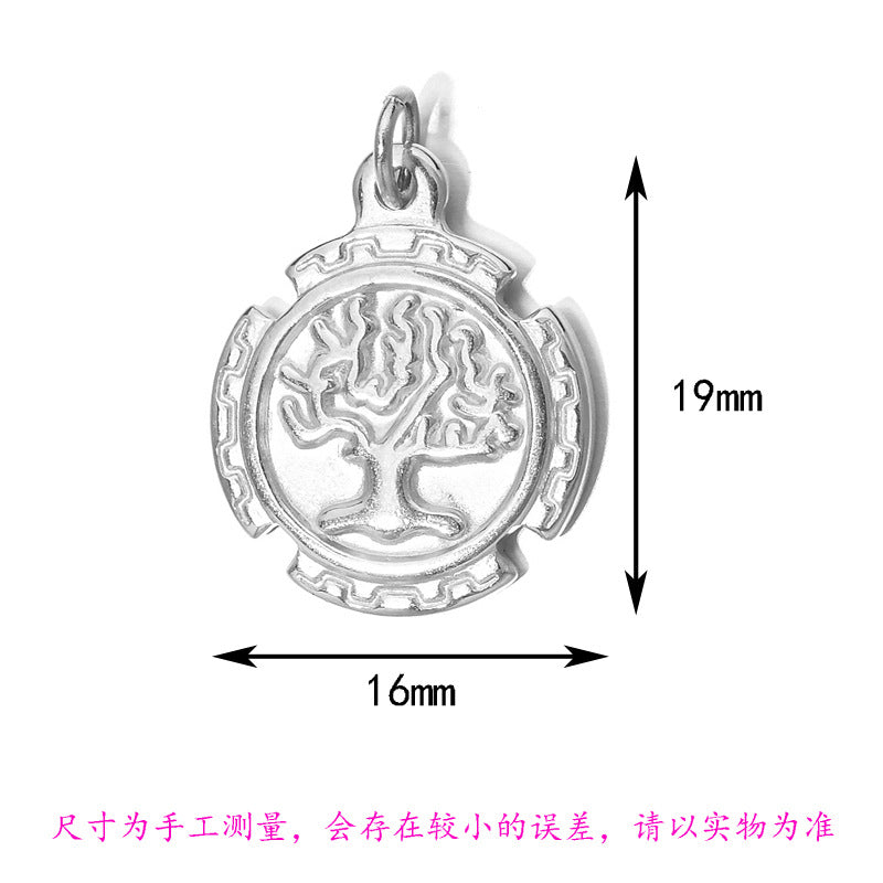 Wholesale Stainless Steel Color-Preserving DIY Heart  Charms