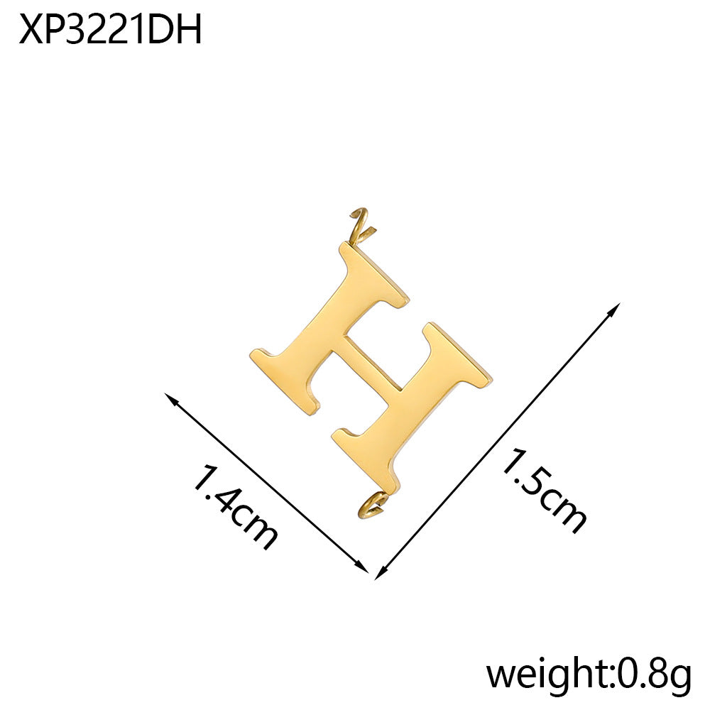 Wholesale Stainless Steel 26 Letter Pendant