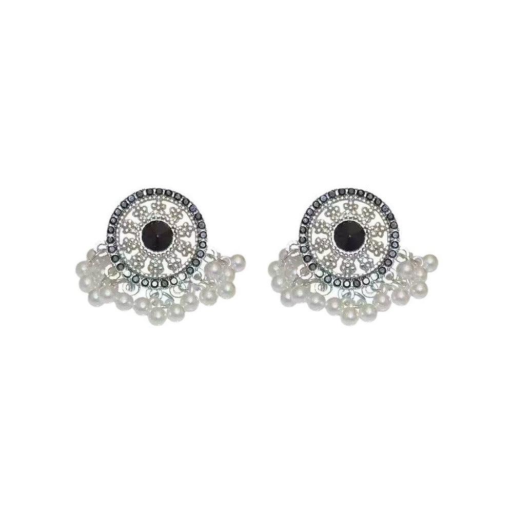 Wholesale Geometric Pearl Earrings Ethnic Style