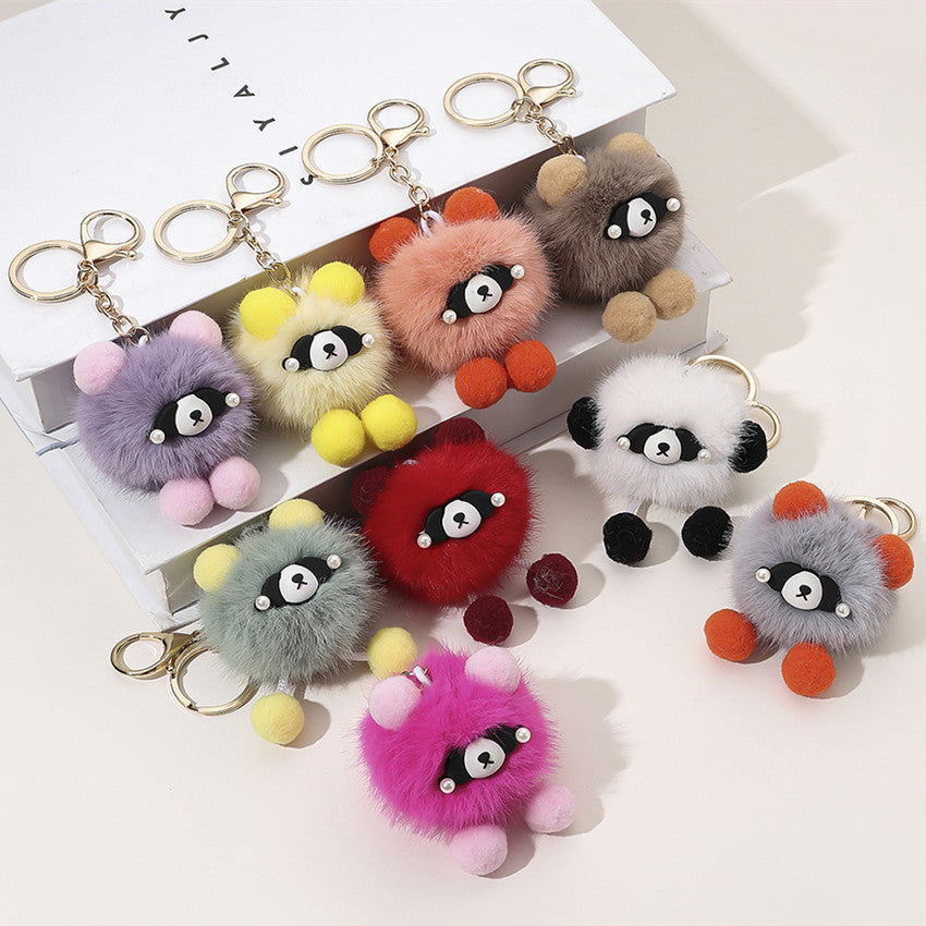 Wholesale Cartoon Cute Plush Bear Keychain Creative Keychain ACC-KC-RongR023