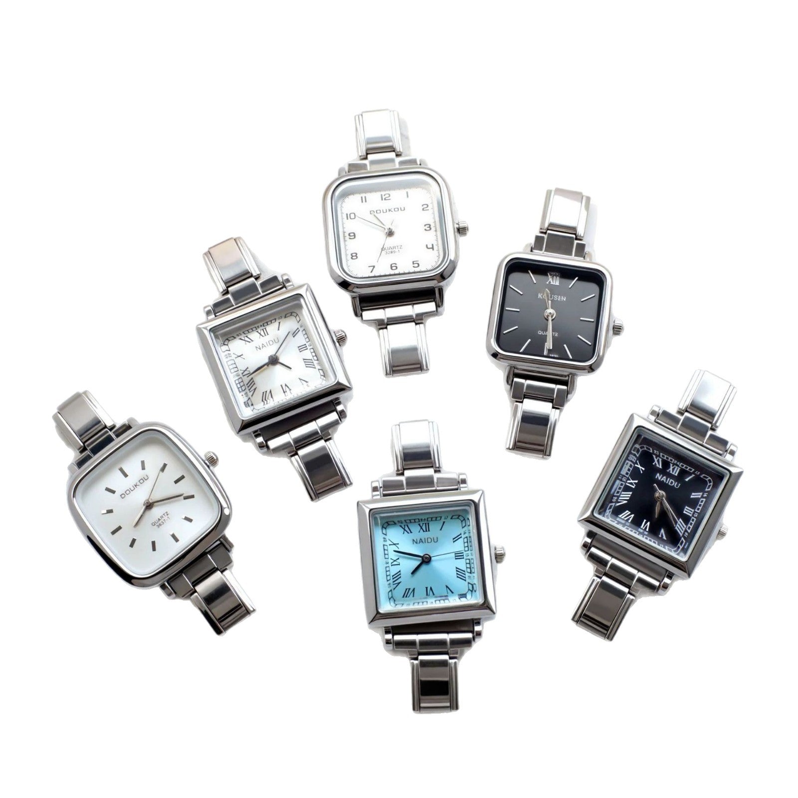 Wholesale Italian Charm Bracelet Quartz Watch Stainless Steel Composable Bracelet