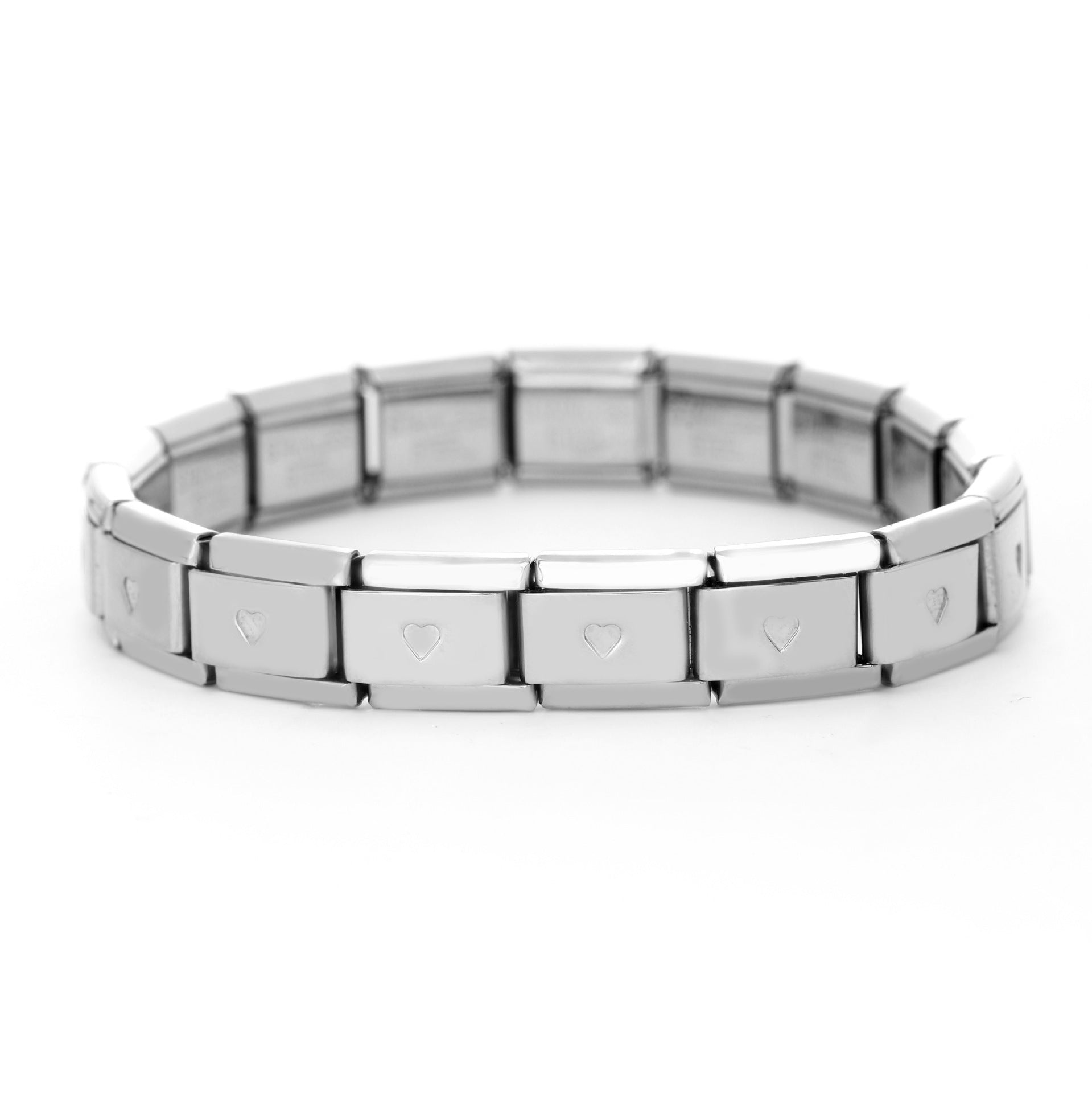 Wholesale Italian Charm Bracelet 9mm DIY Splicing Removable Stainless Steel Arch Bridge Composable Bracelet ACC-BT-XY055