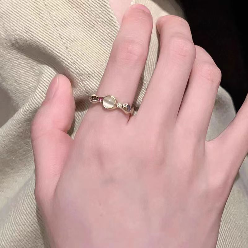 Wholesale Dopamine  Decorative Enamel Rainbow  Ring