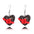 Wholesale Valentine's Day Supply Soft Pottery  Love Earrings
