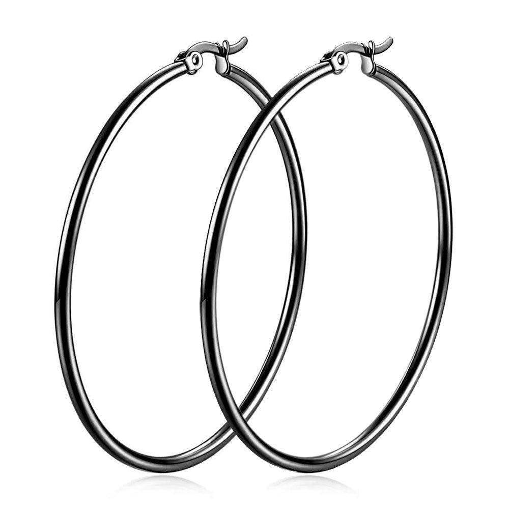 Wholesale  2mm Titanium Steel All-match Women Earrings