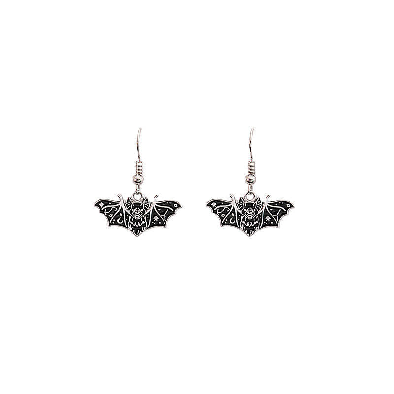 Wholesale Halloween Bat Alloy Earrings ACC-ES-MingXin003