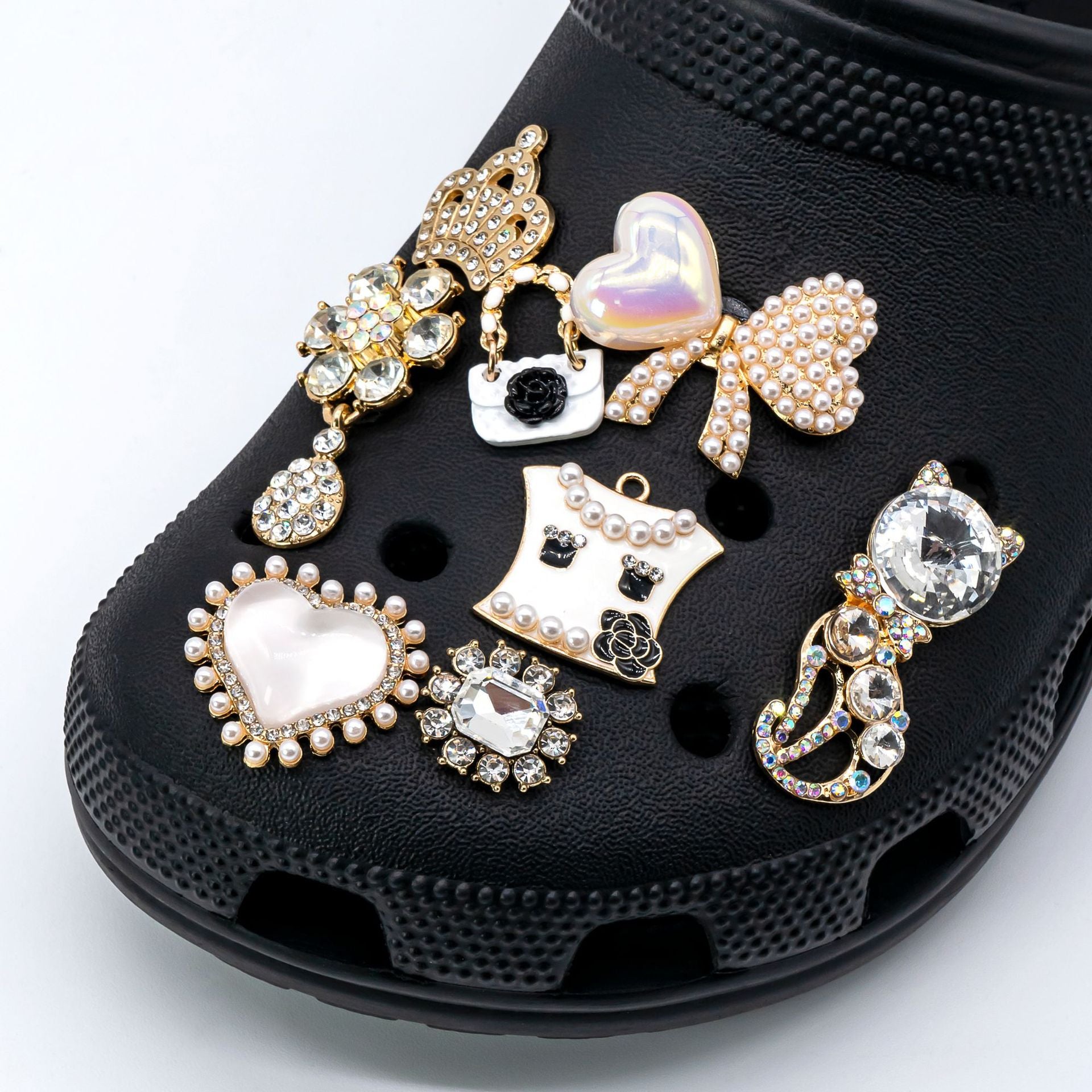 Wholesale  Metal Pink Alloy Shoes Accessories Shoes Charms