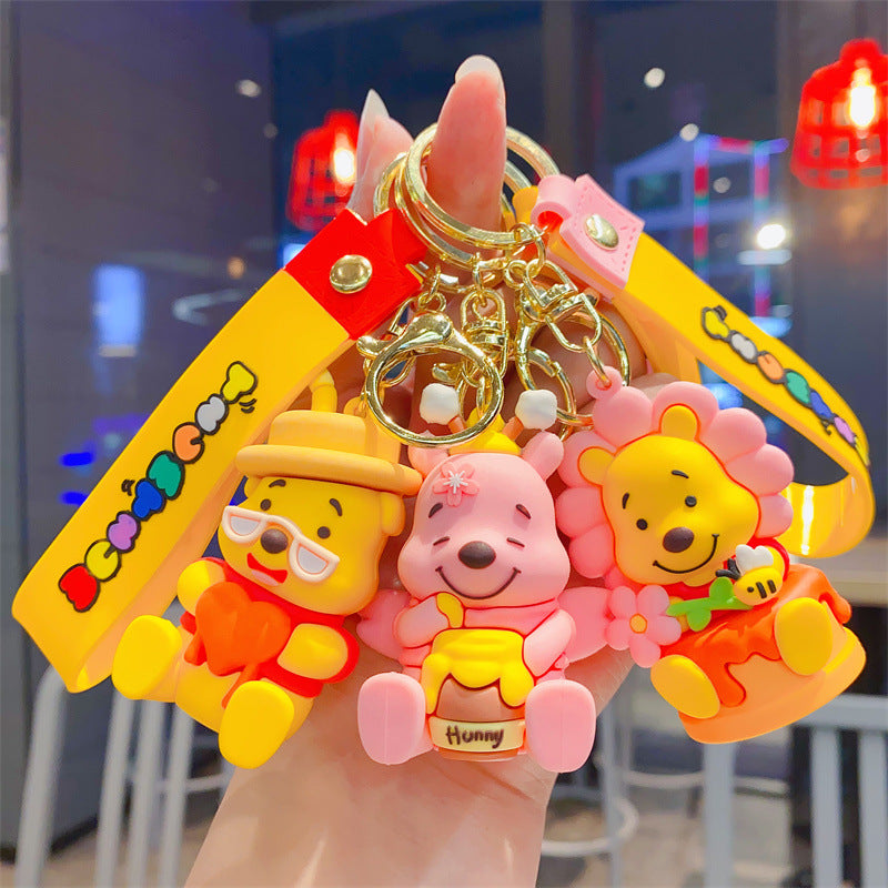 Wholesale Cartoon Cute Silicone Keychains ACC-KC-Kelan015