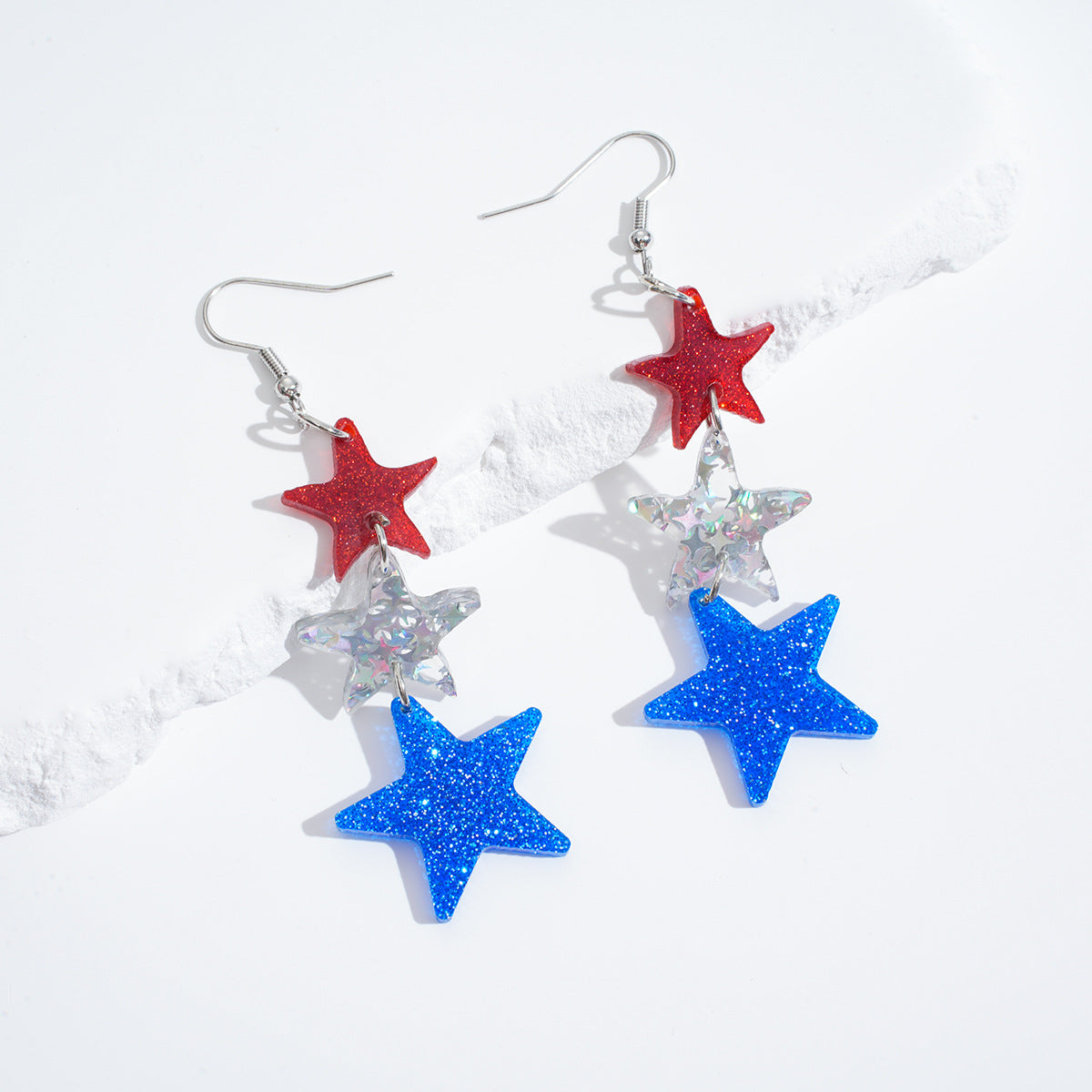 Wholesale American National Day jewelry American Independence Day series earrings