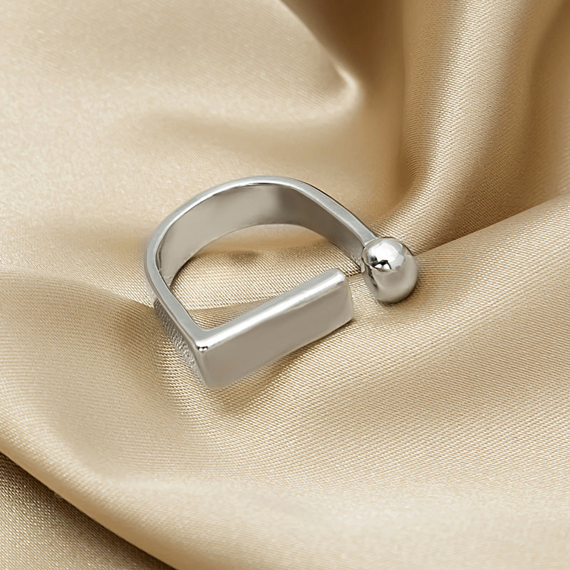 Wholesale Rhinestone Butterfly Cat Ear Zipper Alloy Ring ACC-RS-MDD002