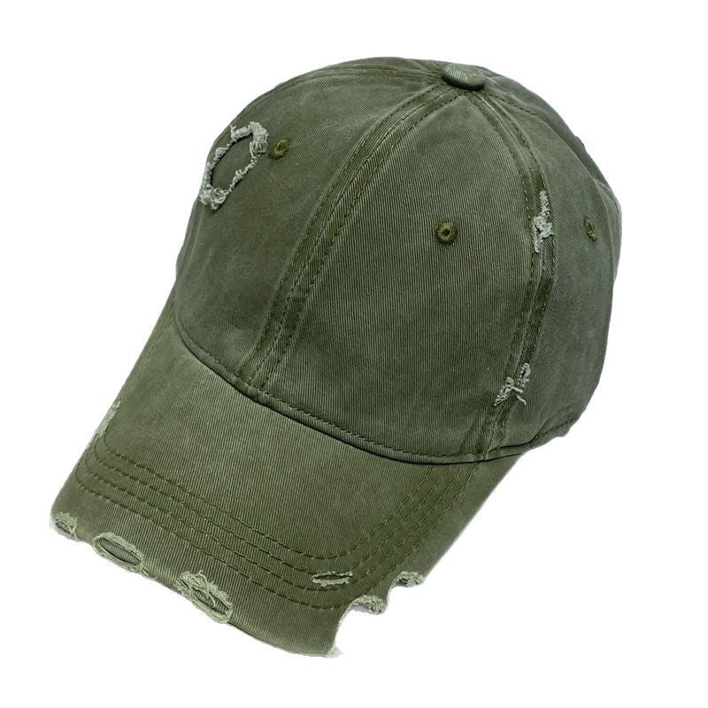 Wholesale  Solid Color Notched Baseball Hat