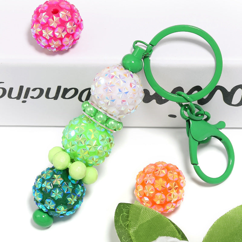 Wholesale 50pcs 20mm Snowflake Resin Diy Acrylic Beads Beaded Pen Accessories ACC-BDS-BLG142