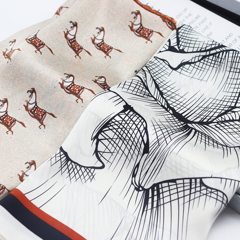 Wholesale multi-color  Silk f 70* 70cm Large Square  Scarf