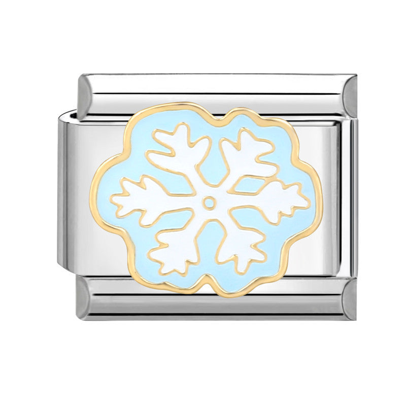 Wholesale Italian Charm Bracelet 9mm DIY Splicing Christmas Stainless Steel Composable Bracelet