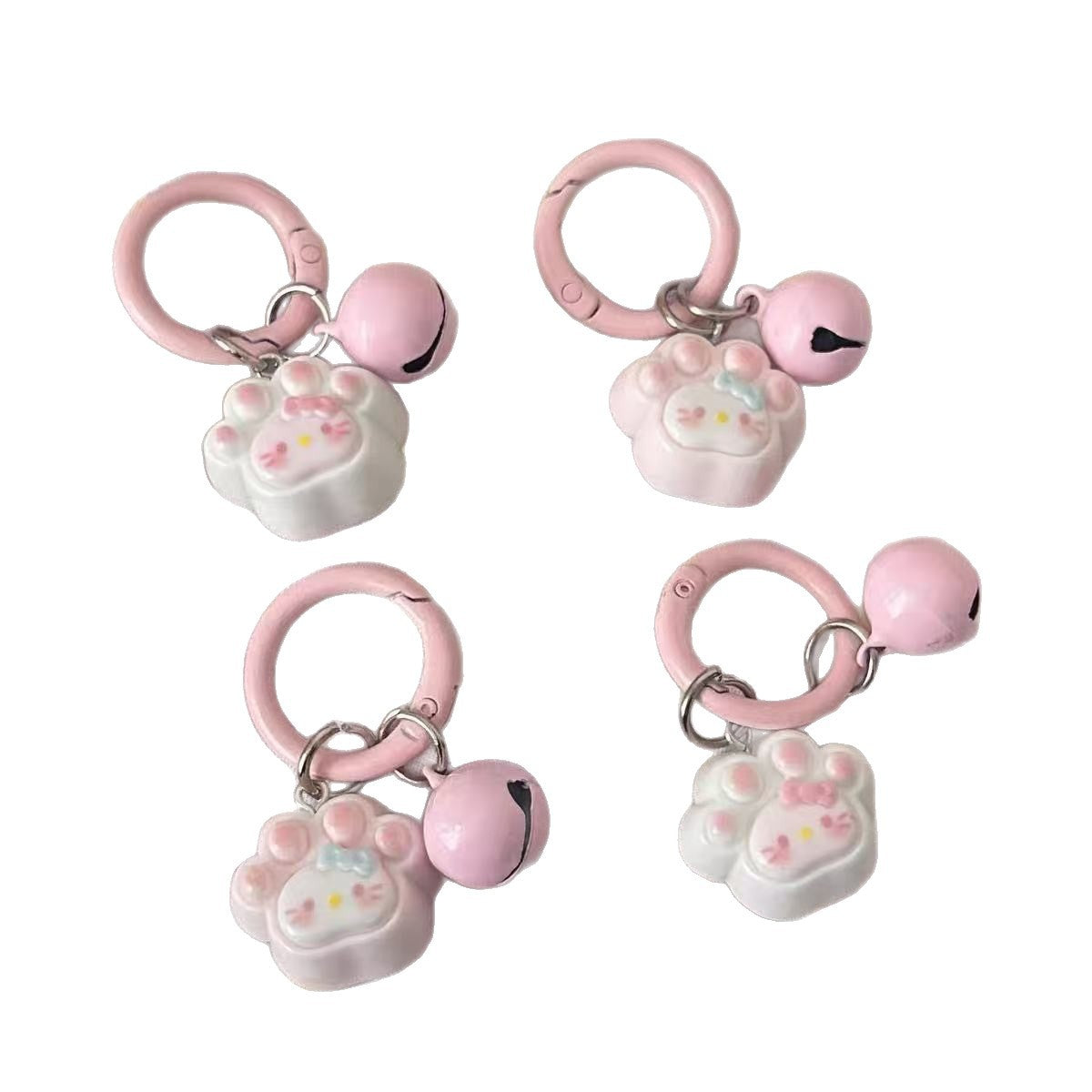 Wholesale Cute Cat Paw Keychain Bag Charm - Plastic Resin Gift for Friend