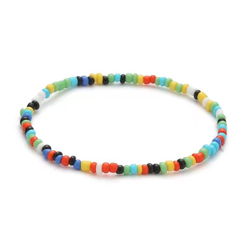 Wholesale  Bohemian Rice Bead Anklet