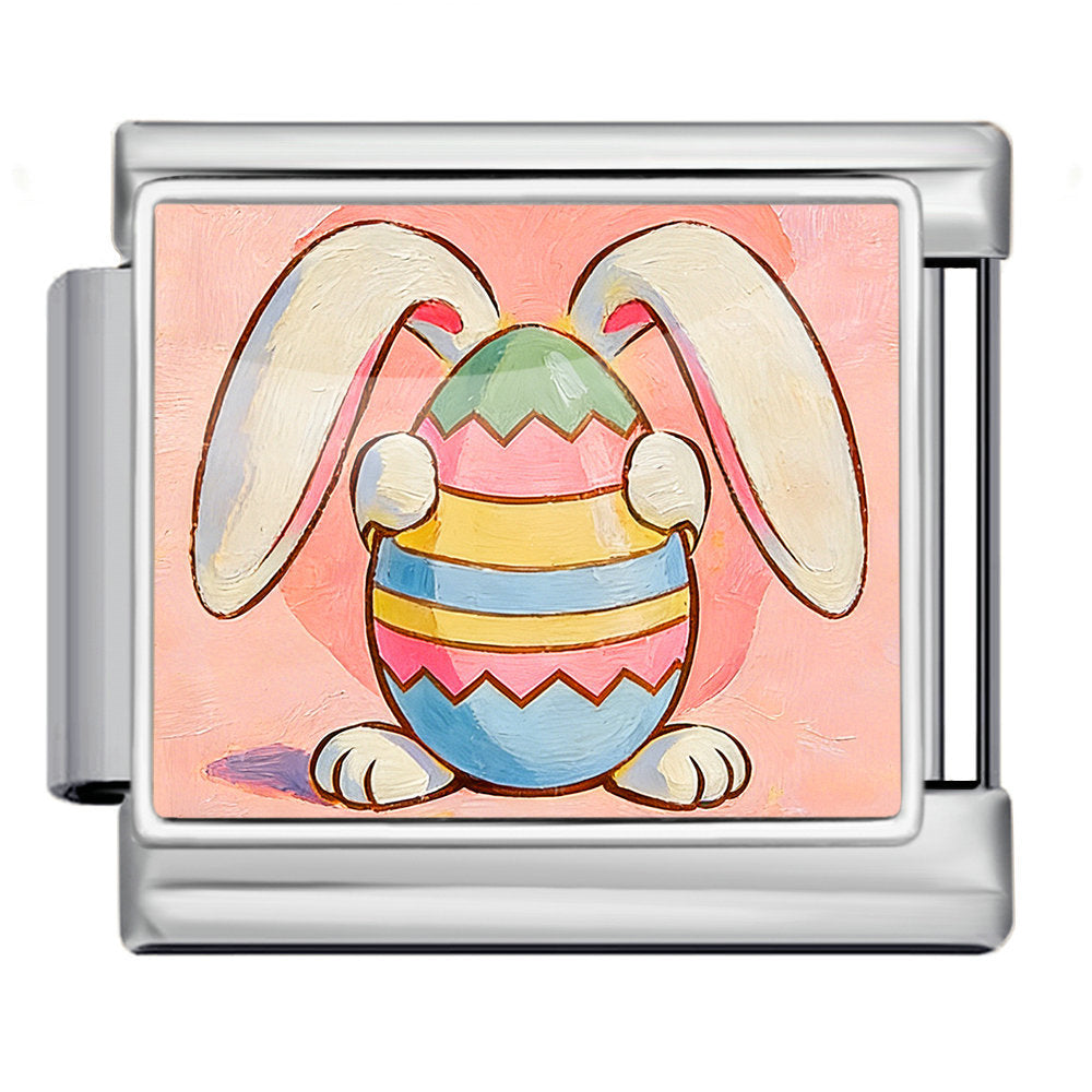 Wholesale Easter Egg Design Stainless Steel Bracelet,  Fashion Accessory for Boutique Resale