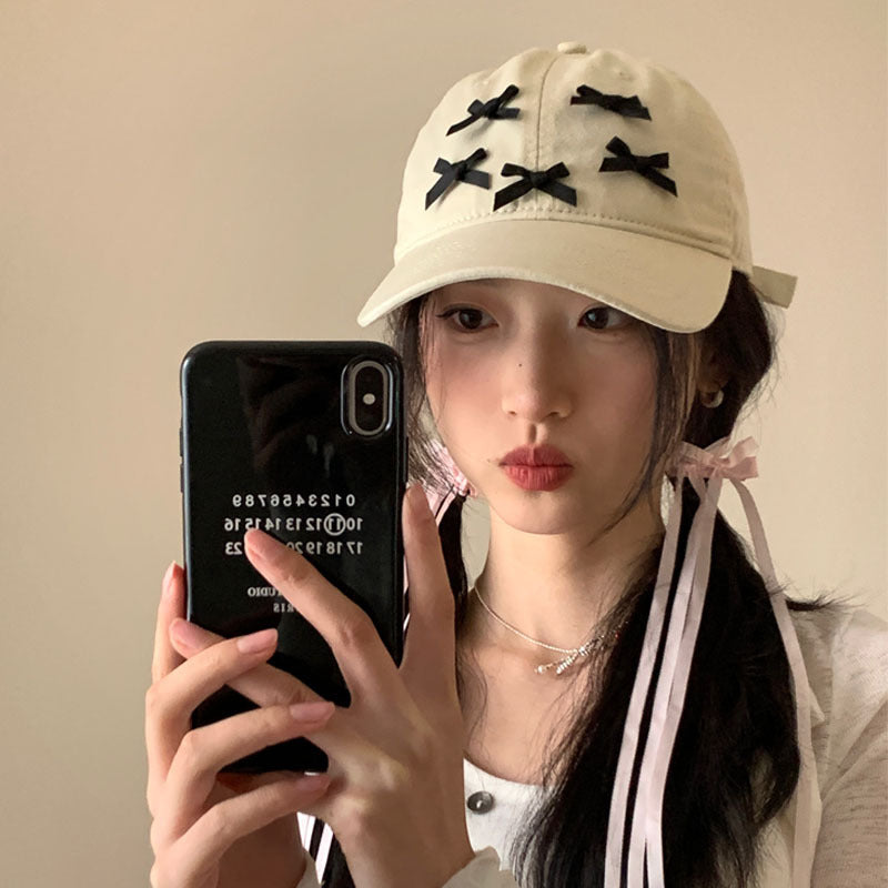 Wholesale bow soft top baseball cap ACC-HT-ZhiRou002