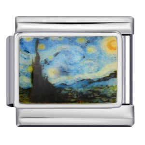 Wholesale Italian Charm Bracelet 9mm DIY polka dot pattern  Creative Stainless Steel Composable Bracelet