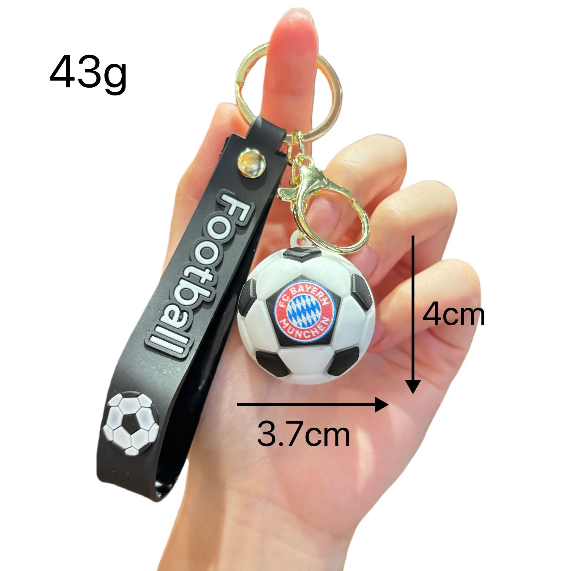 Wholesale  Cartoon Standard Soccer Football Keychain
