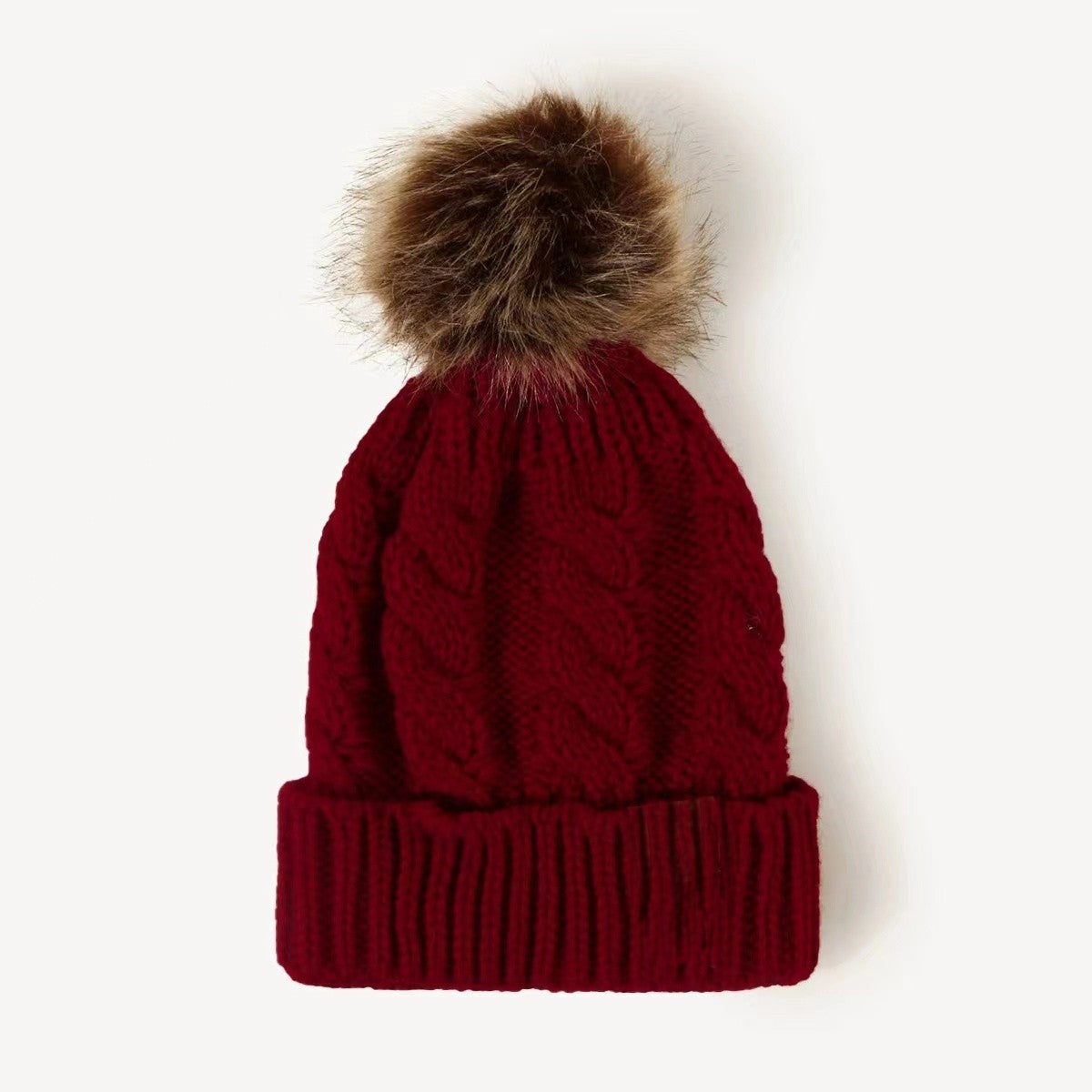 Wholesale Autumn Wool Ball Knitted Hat ACC-HT-Suli004