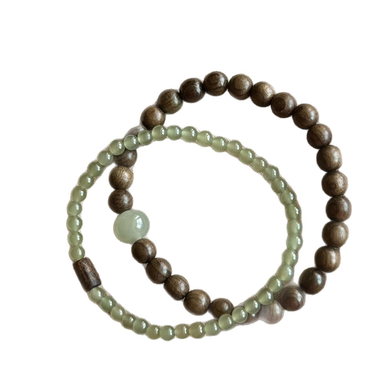 Wholesale Fragrant Wood Bracelet Single Loop New Chinese Style Layering Jewelry Accessory for Women