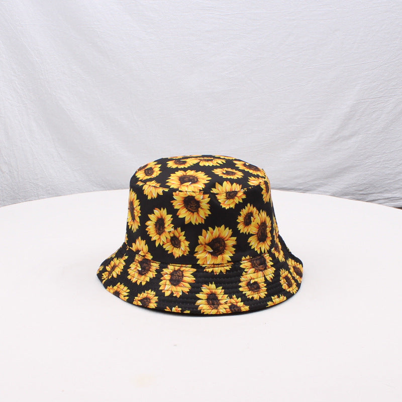 Wholesale  Sunflower Fisherman's Hat  Bucket Hat
