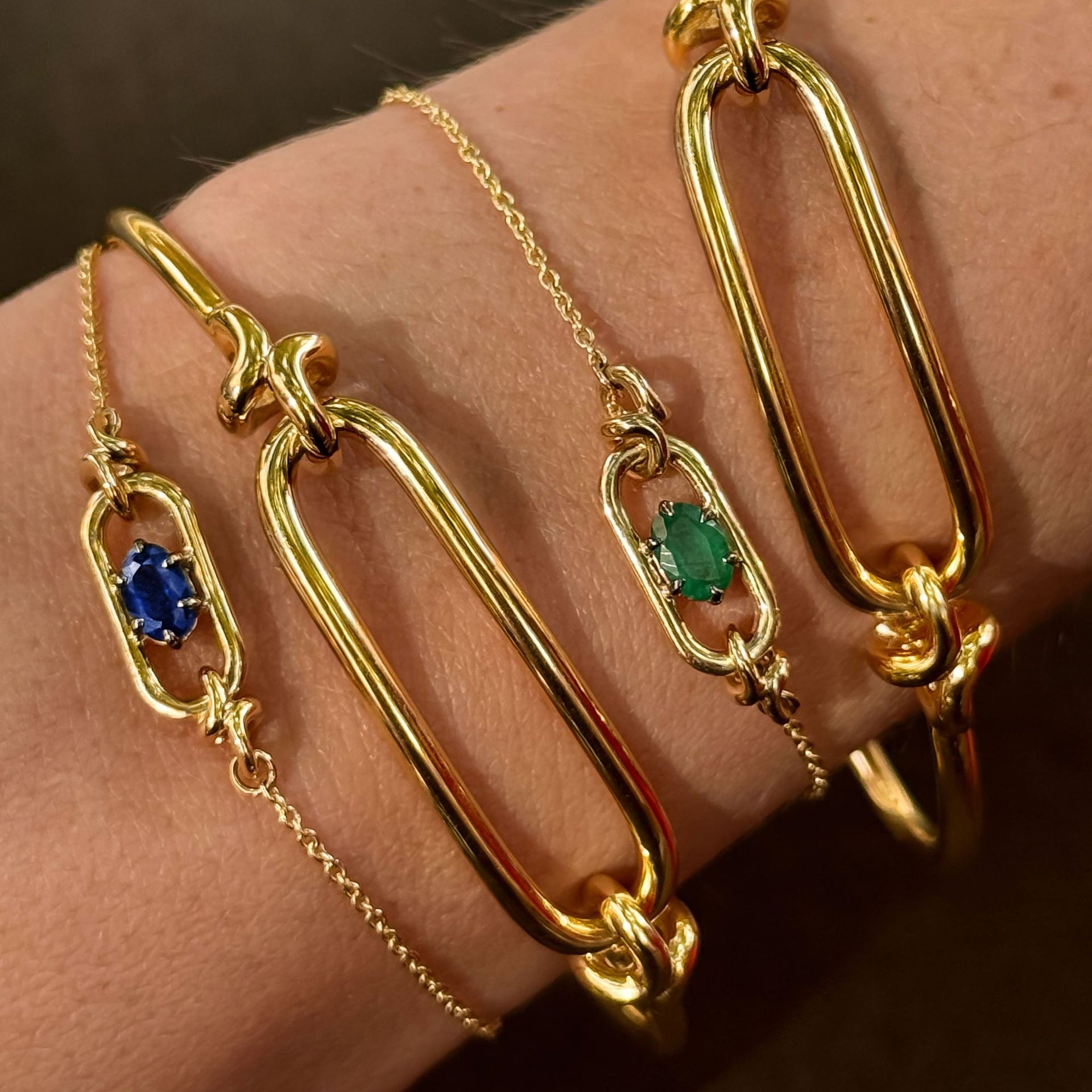 Wholesale Natural Stone Colorful Bracelet Twelve Birthstone Pendant Bracelet