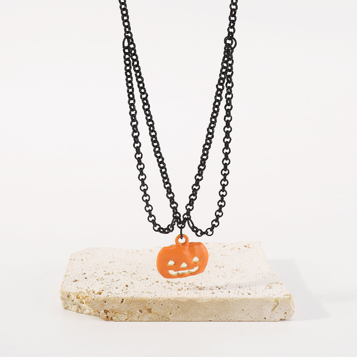 Wholesale Halloween Dark Pumpkin Alloy Necklaces ACC-NE-XianDi005