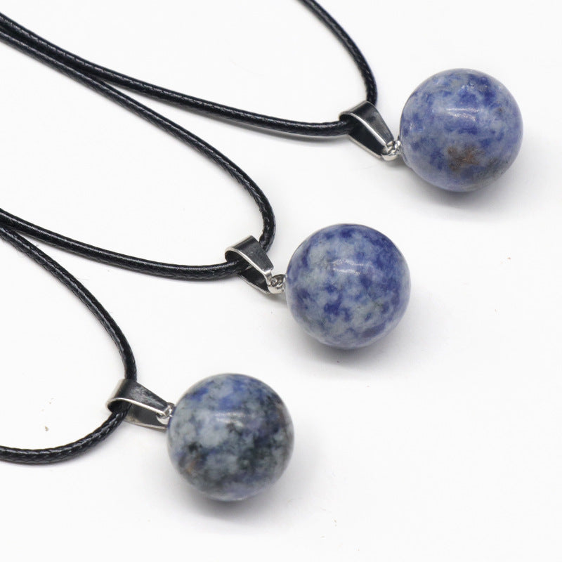 Wholesale 16mm Natural Stone Necklace Pendant ACC-PT-KeSuo001