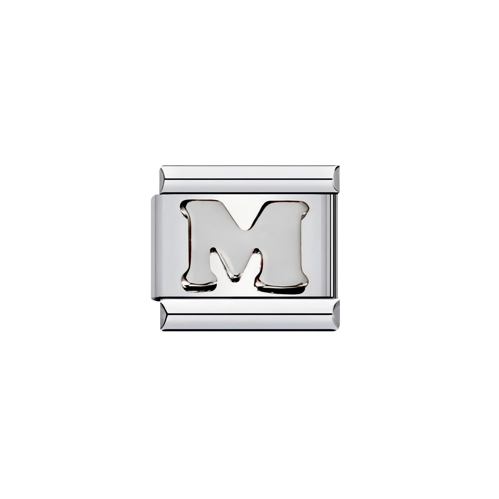 Wholesale Italian Charm Bracelet 9mm DIY Splicing English Letters Stainless Steel Composable Bracelet