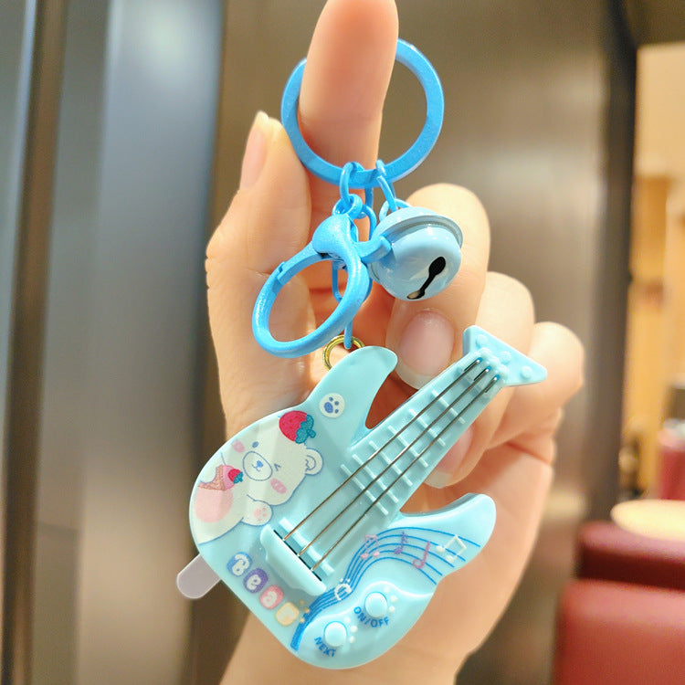 Wholesale Cartoon Animal Guitars Plastic Keychain ACC-KC-Shuot001