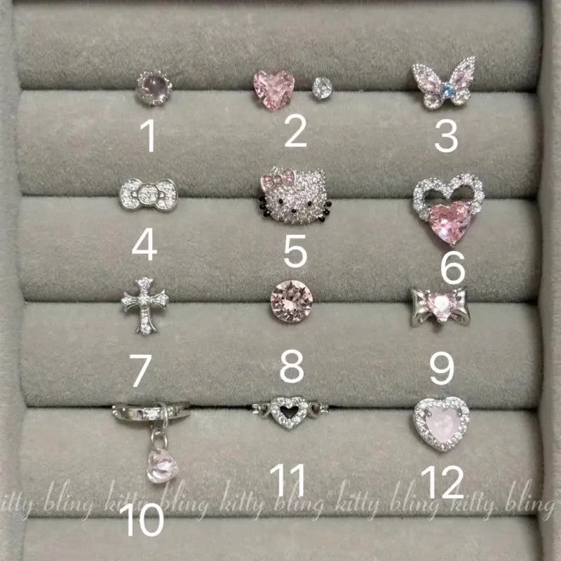 Wholesale  titanium steel non-fading ear nail  earring