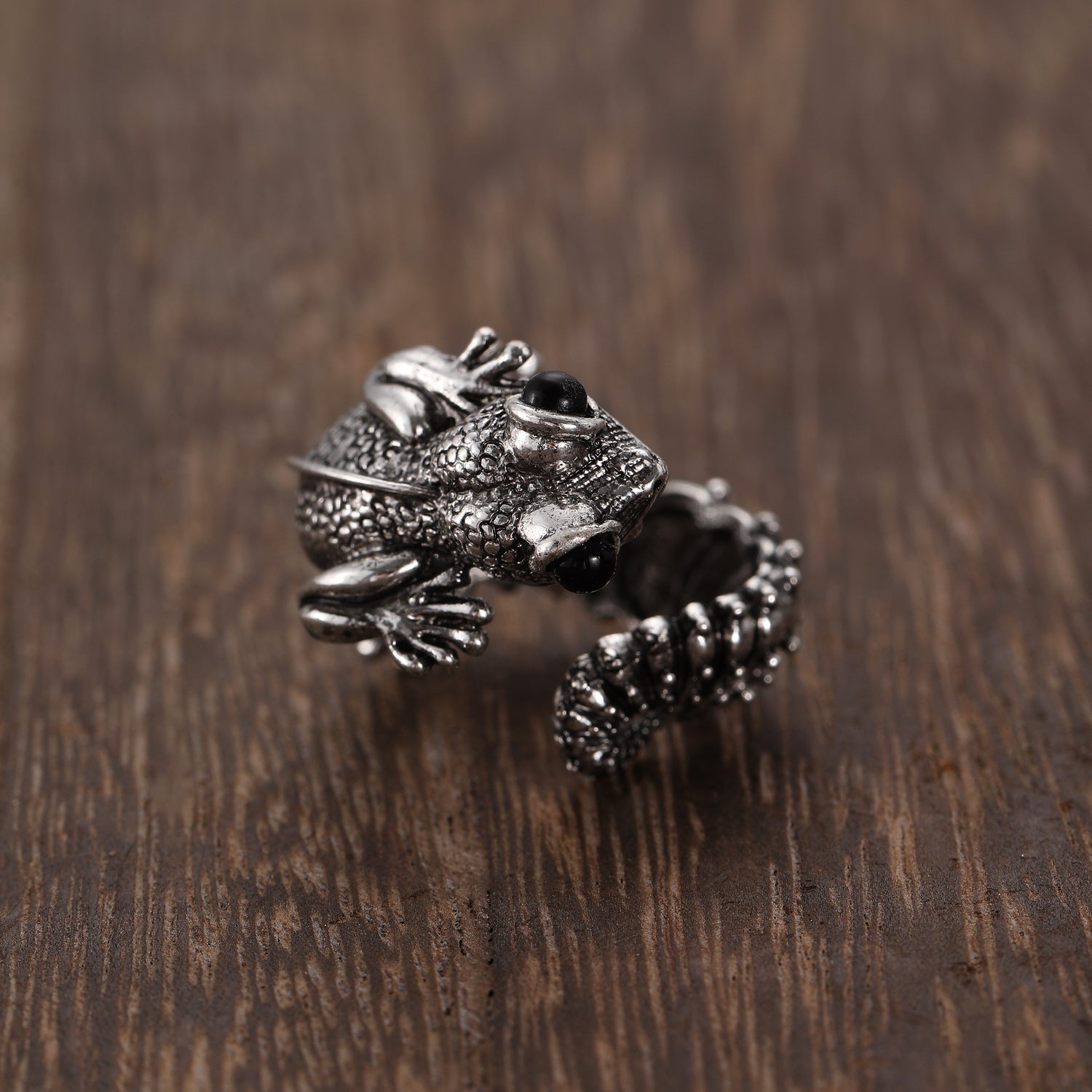 Wholesale Animal Hip-Hop Open Thai Silver Adjustable Ring