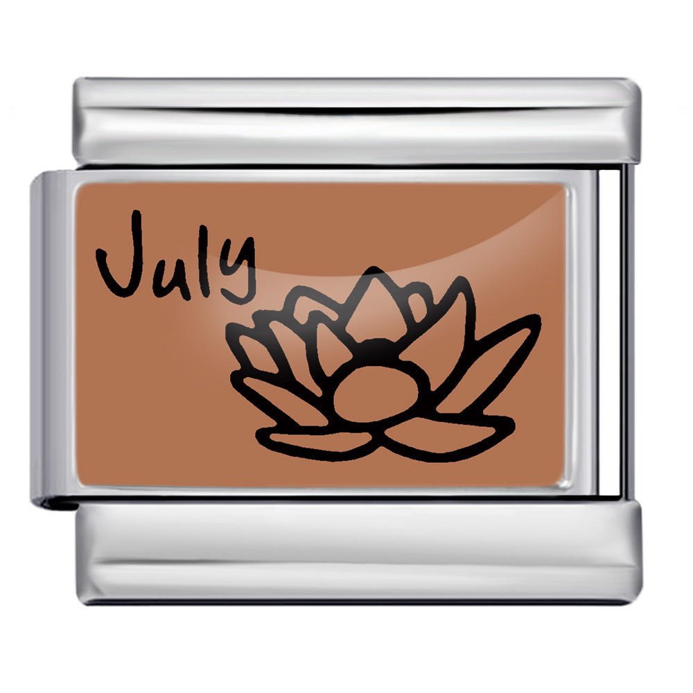 Bracciale fai da te italiano modulare dicembre serie floreale all'ingrosso