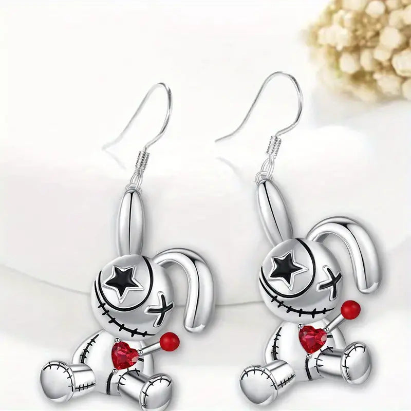 Wholesale  Cursed Doll Necklace Gothic Design Creative Fun Punk Pendant Necklaces