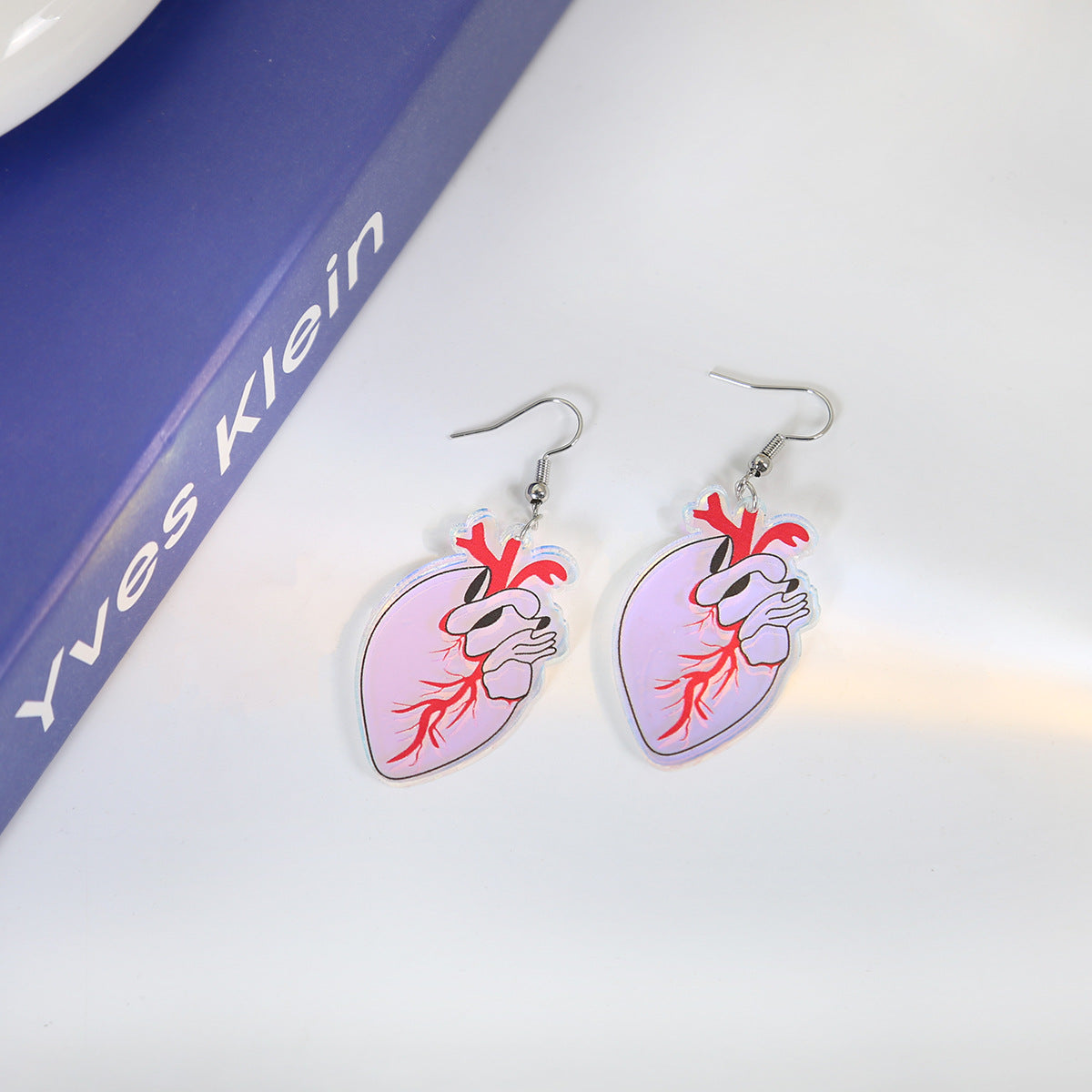 Wholesale  cartoon acrylic skull earrings