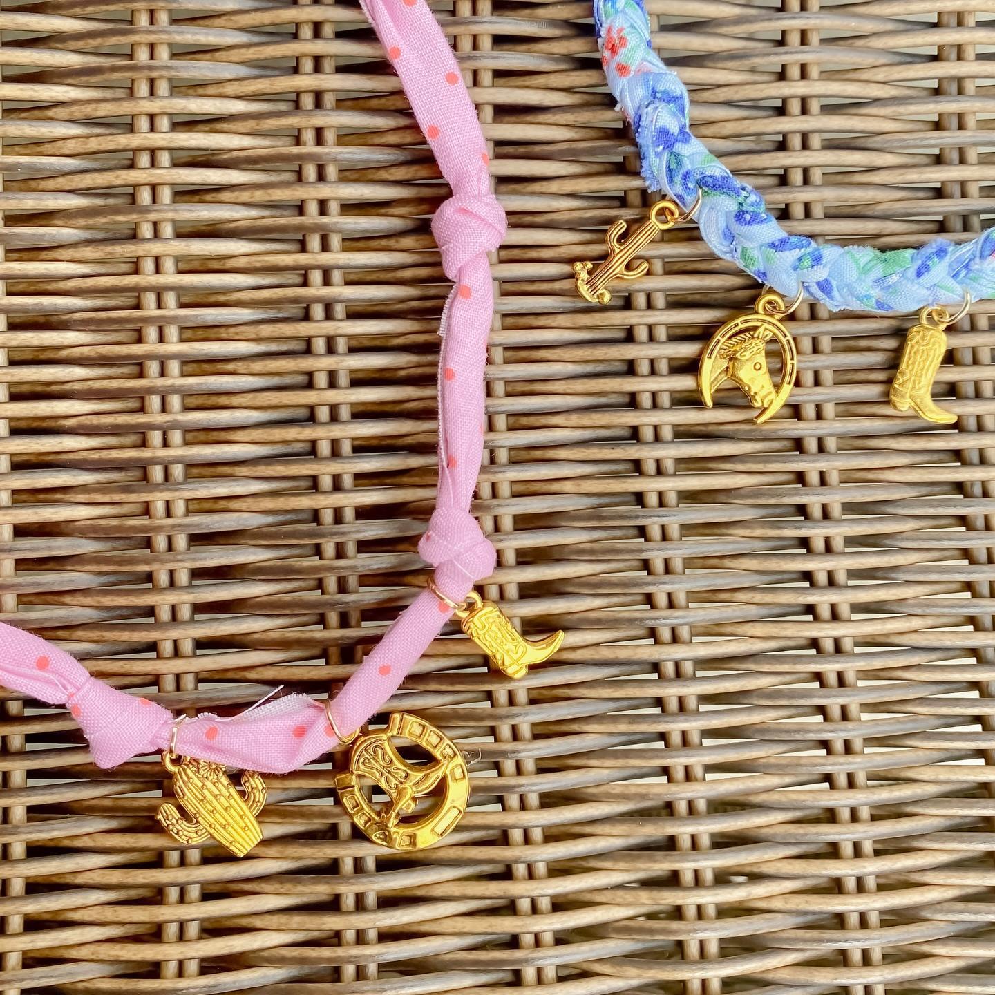 Wholesale Knotted Ribbon Necklace Stainless Steel Multi-Pendant Vintage Bohemian Necklace