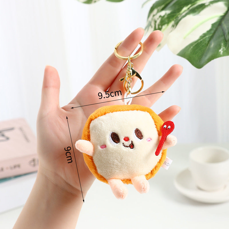 Wholesale Cartoon Chips Burger Hot Dog Plush Keychain ACC-KC-XiaW002
