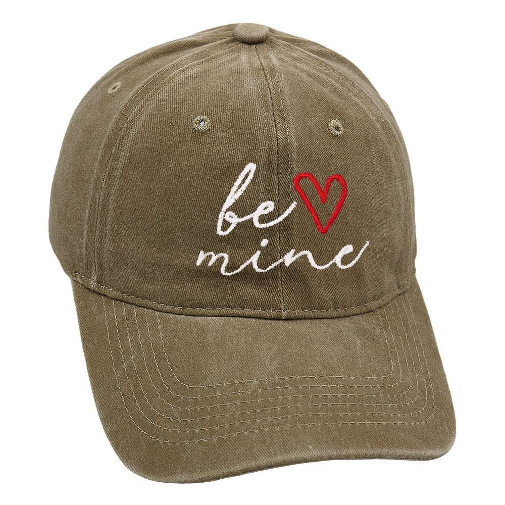 Wholesale Valentine's Day Embroidered Couple Baseball Caps