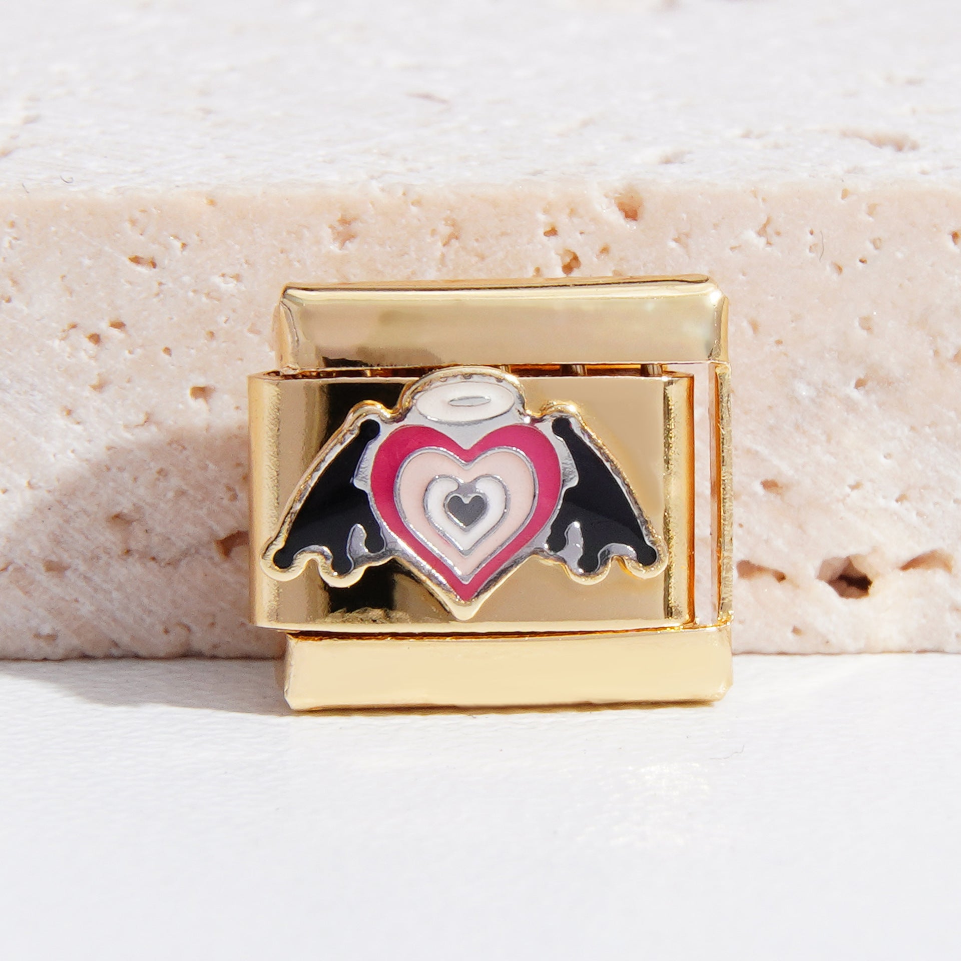 Wholesale Italian Charm Bracelet 9mm DIY Splicing Creative Pattern Stainless Steel Composable Bracelet