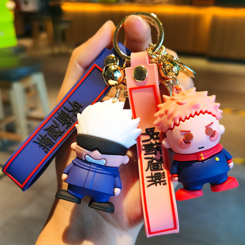 Wholesale Cartoon PVC Soft Keychain Cute Keychain ACC-KC-DingMing002