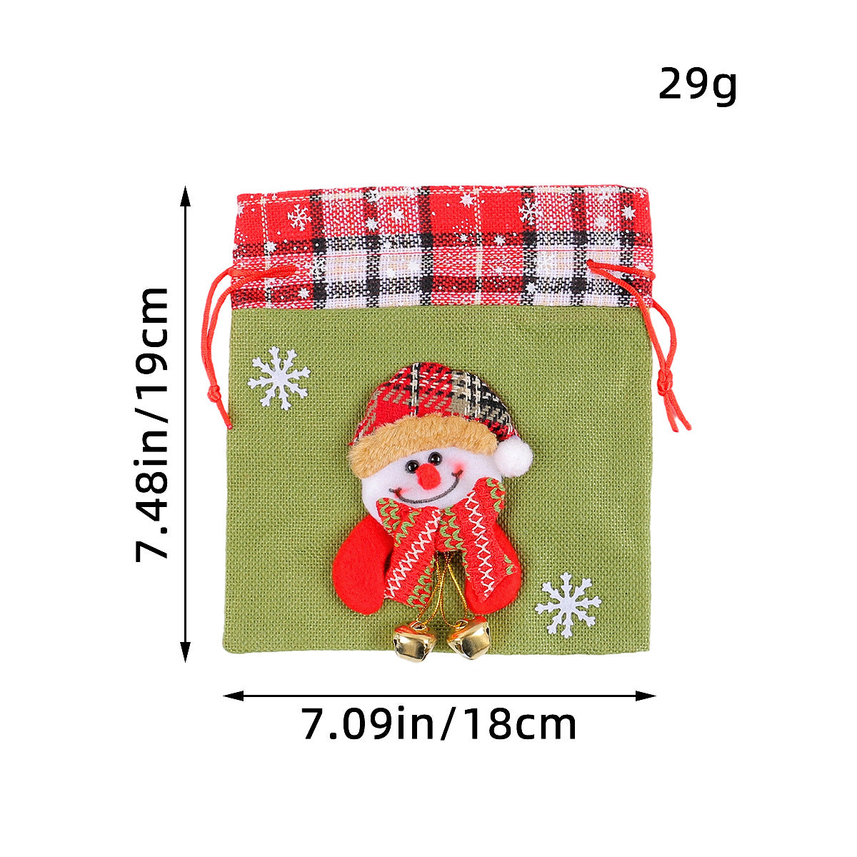 Wholesale  Three-Dimensional Doll Candy Bag Christmas Decorations