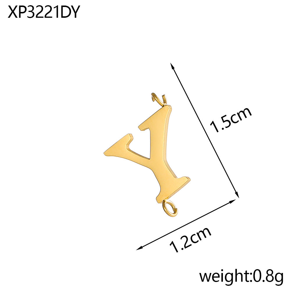 Wholesale Stainless Steel 26 Letter Pendant