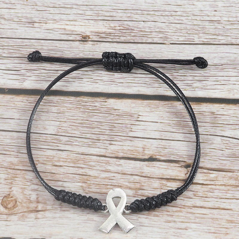 Wholesale Prevention of Breast Multicolor Bracelet  Alloy Ribbon Bracelet