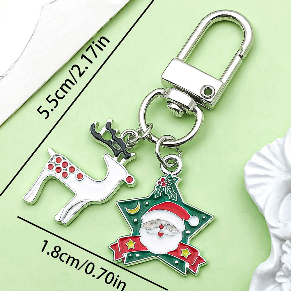 Wholesale Cute cartoon Christmas keychain