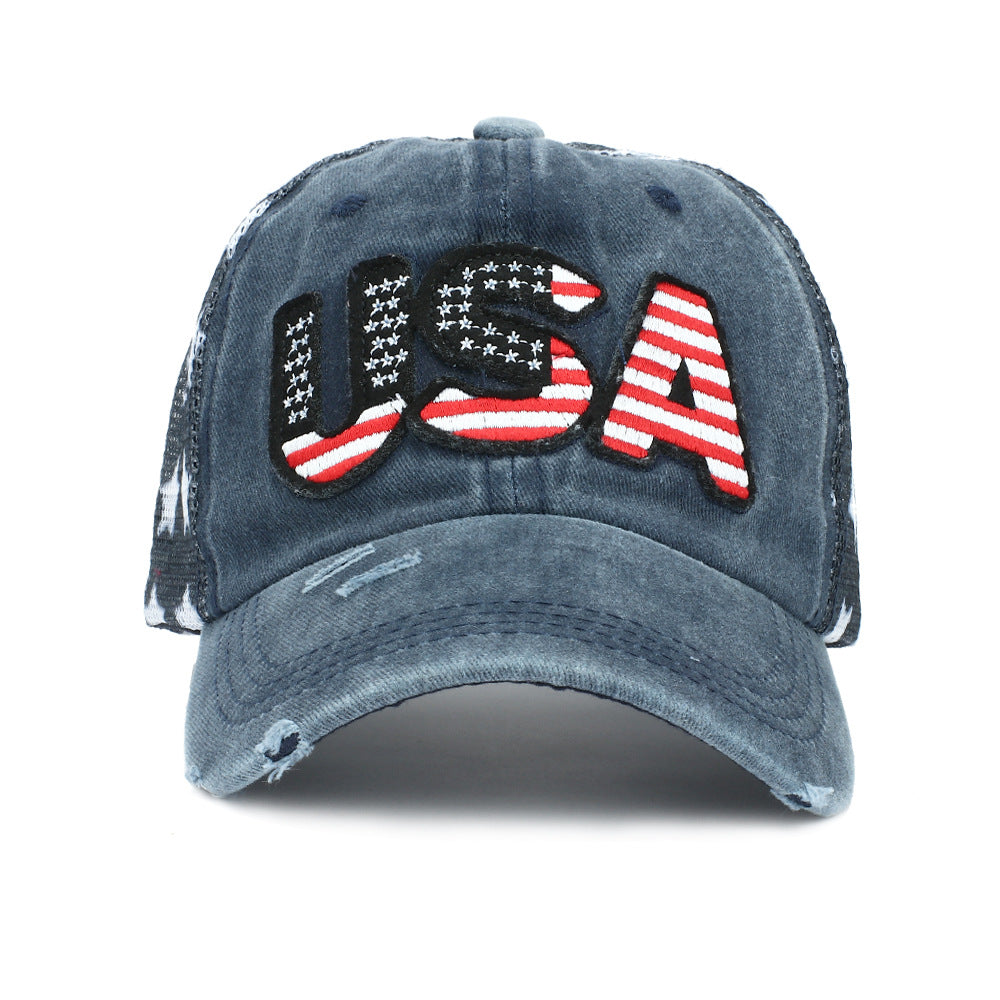 Wholesale American Independence Day USA Embroidered Baseball Cap Hat ACC-HT-RongZhao002